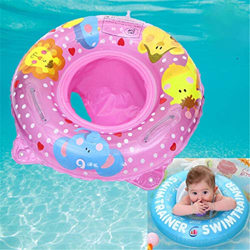 RTEDEATL Inflatable Baby Float with Double Handles - Safety Swim Ring for Infants & Toddlers - Pool Floaties for Kids - Perfect for Swimming Lessons, Beach Trips & Backyard Pools