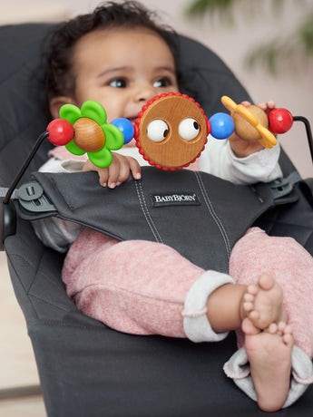 BabyBjorn Baby Bouncer Bliss - Soft & Ergonomic Infant Rocker with Toy Bar - Perfect for Newborns & Toddlers - Ideal for Playtime, Naptime & Soothing at Home or On-the-Go