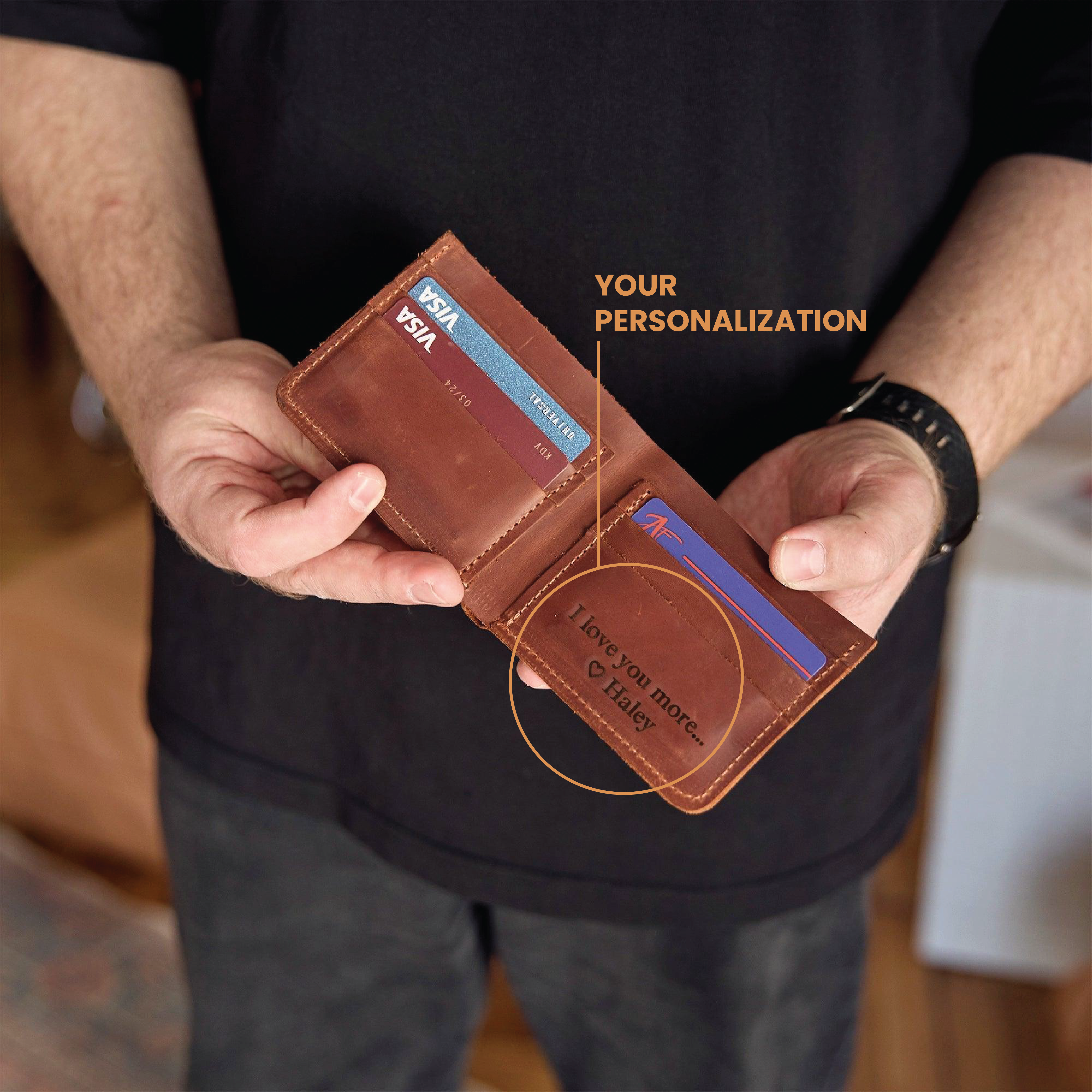 Premium Genuine Leather Wallet for Men - RFID Blocking, Slim & Stylish Design - Perfect for Everyday Use, Travel, and Business (Limited Time Offer)