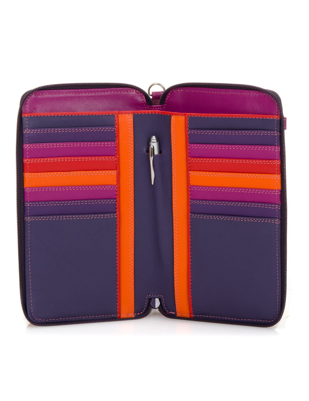 mywalit Multi-Color Crossbody Purse with Adjustable Shoulder Strap - 16 Card Slots, Phone Pocket & Coin Compartment | Perfect for Travel, Shopping & Everyday Use