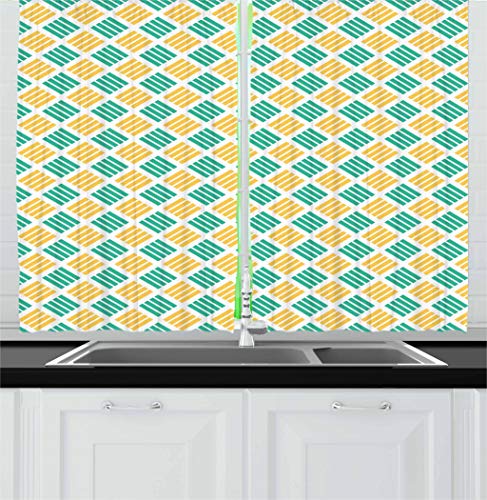 Sea Green and Yellow