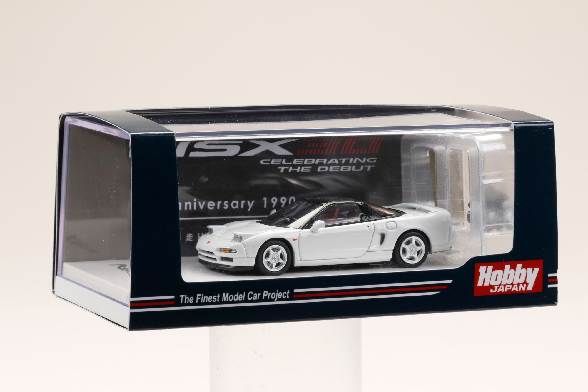 1:64 Honda NSX (NA1) Type R 1992 Championship White Diecast Model Car with Engine Display - Collectible Japanese Sports Car for Display, Racing Enthusiasts & Hobbyists