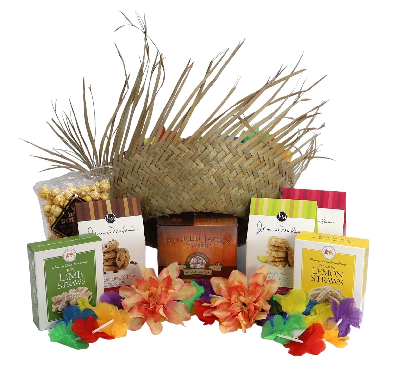 Gift Basket Village 5 O'clock Somewhere Medium Gift Basket - Premium Assorted Snacks & Treats for Office Parties, Birthday Gifts & Corporate Events