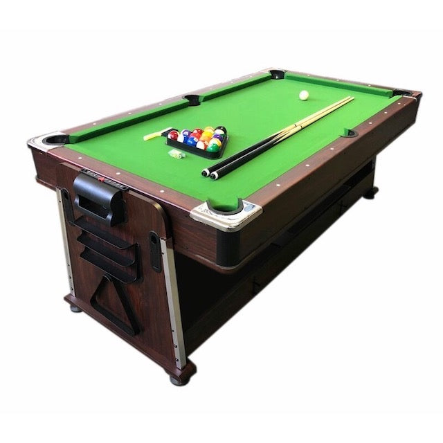 Premium 3-in-1 Game Table - Rotating Pool, Air Hockey & Table Tennis Combo for Indoor Entertainment | Perfect for Game Rooms, Basements & Family Fun Nights