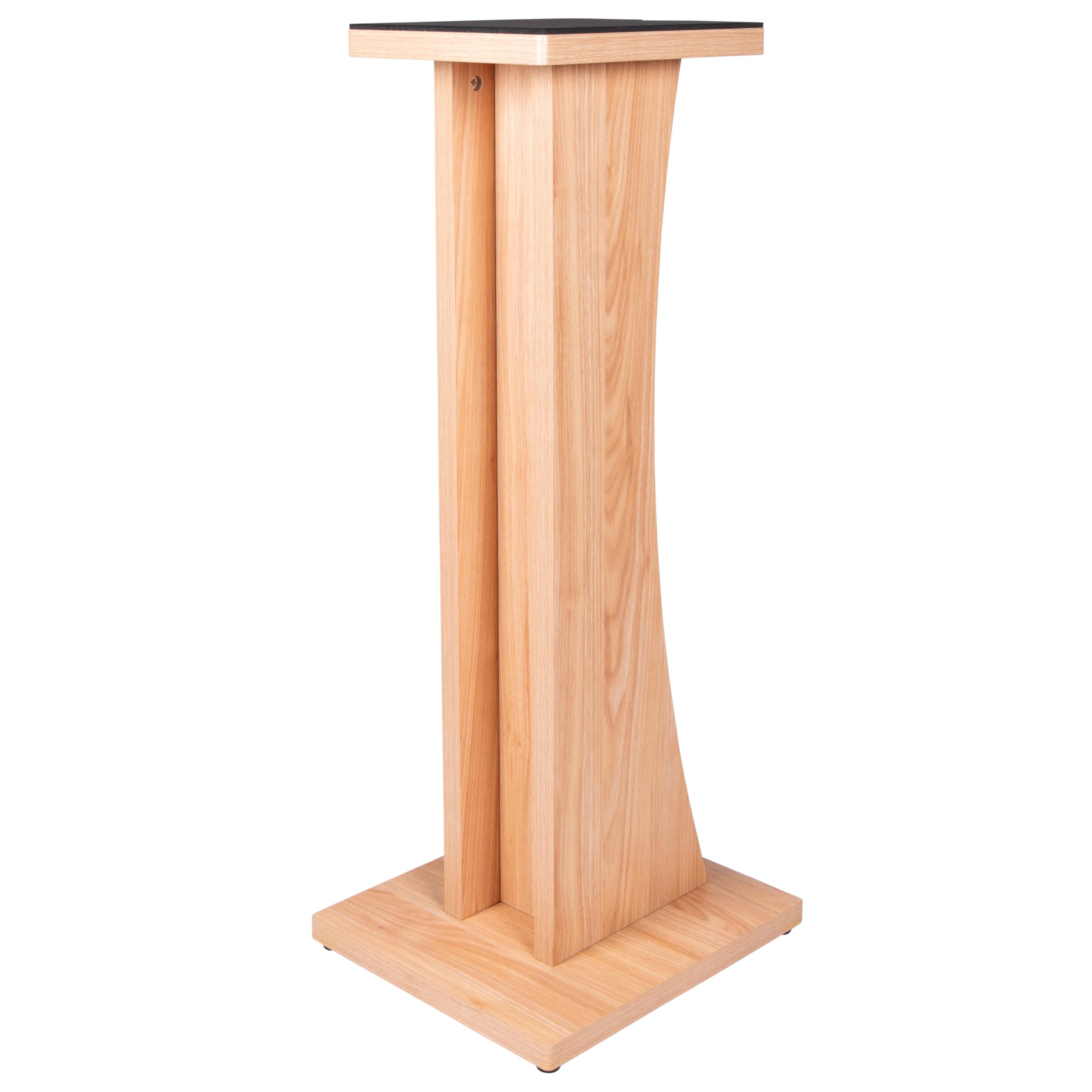 Gator Frameworks Elite Series Studio Monitor Stand - Floor Standing, Natural Maple Matte Finish for Home & Professional Recording Studios