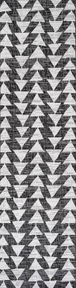 Modern Tribal Geometric Area Rug - Indoor/Outdoor Bohemian Style Rug for Living Room, Bedroom, Patio - Non-Slip Soft Woven Floor Mat for Home Decor