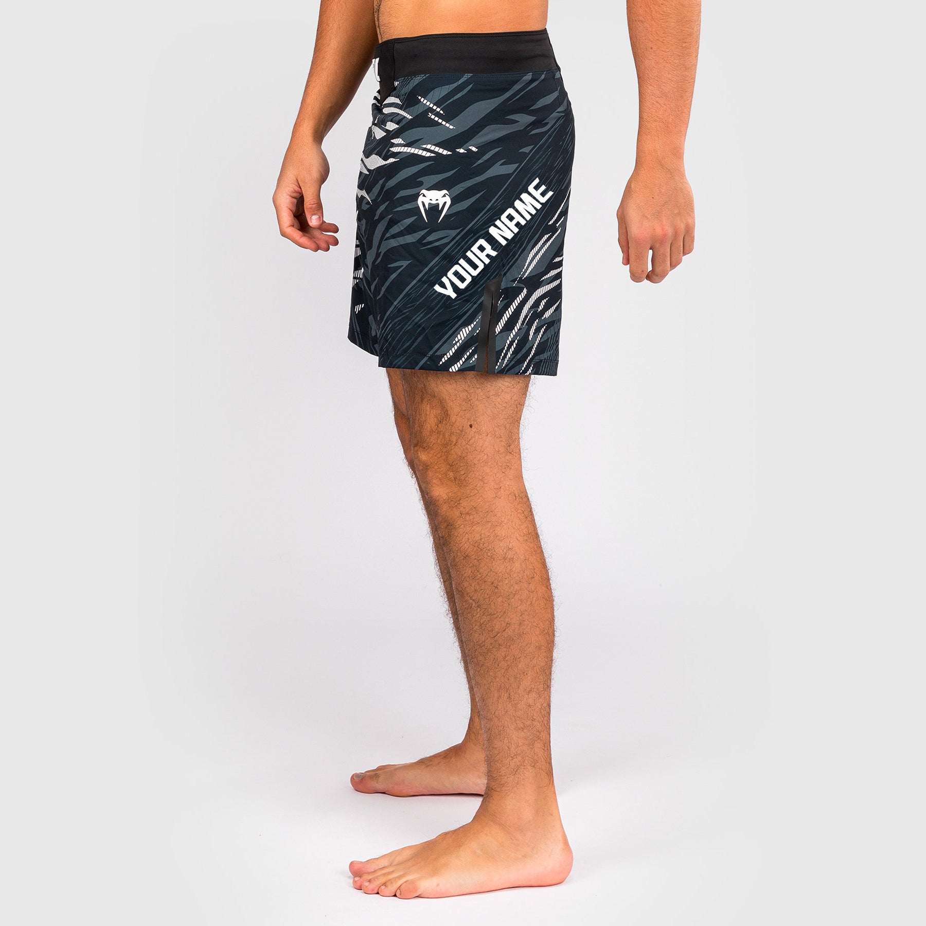 Venum UFC Fusion Personalized Authentic Fight Night Shorts for Men - MMA Training & Competition - Black Performance Fight Shorts for UFC Fans & Athletes