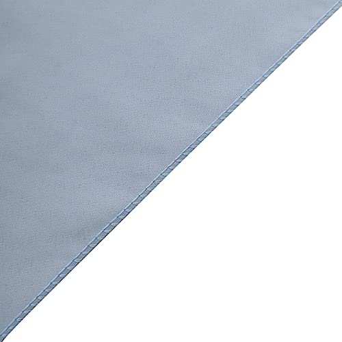 50 Dusty Blue Extra Wide Premium Chiffon Chair Sashes & Bows - Elegant Wedding Decor for Ceremony, Reception & Party Decorations - Perfect for Bridal Showers, Banquets and Special Events