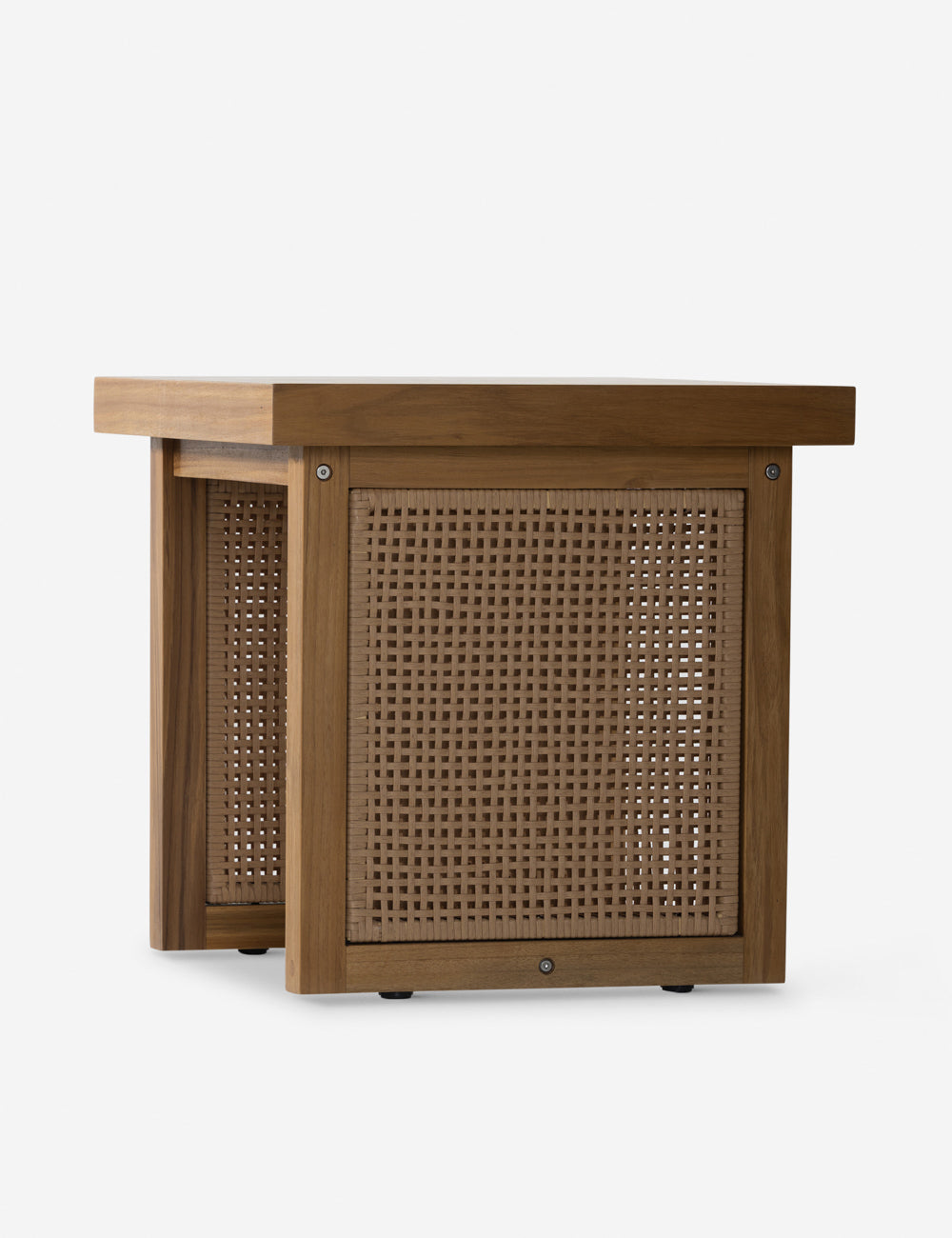 Anson Indoor Outdoor Side Table - Modern Accent Table for Living Room, Patio, and Bedroom - Perfect for Drinks, Books, and Decor