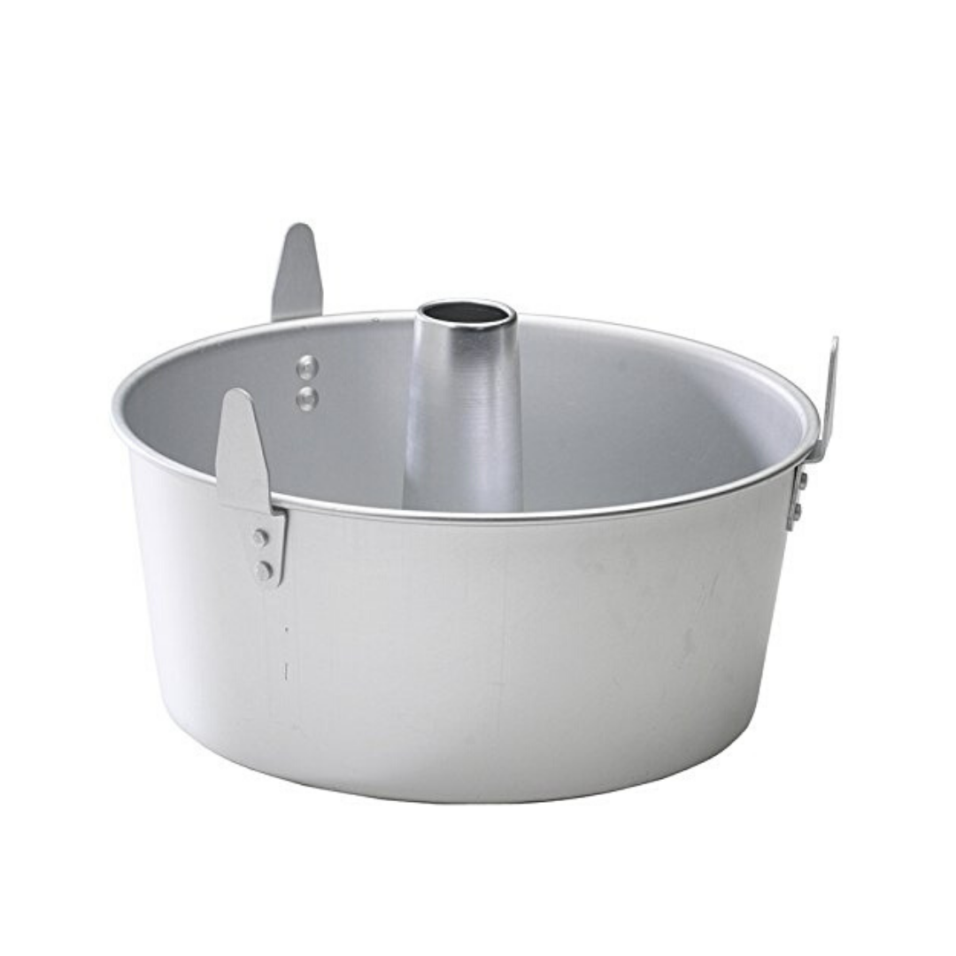 Nordic Ware 2-Piece Angel Food Cake Pan Set - Non-Stick Bundt Tube Pan for Baking Cakes, Bread & Desserts - Perfect for Home Bakers, Parties & Holiday Treats