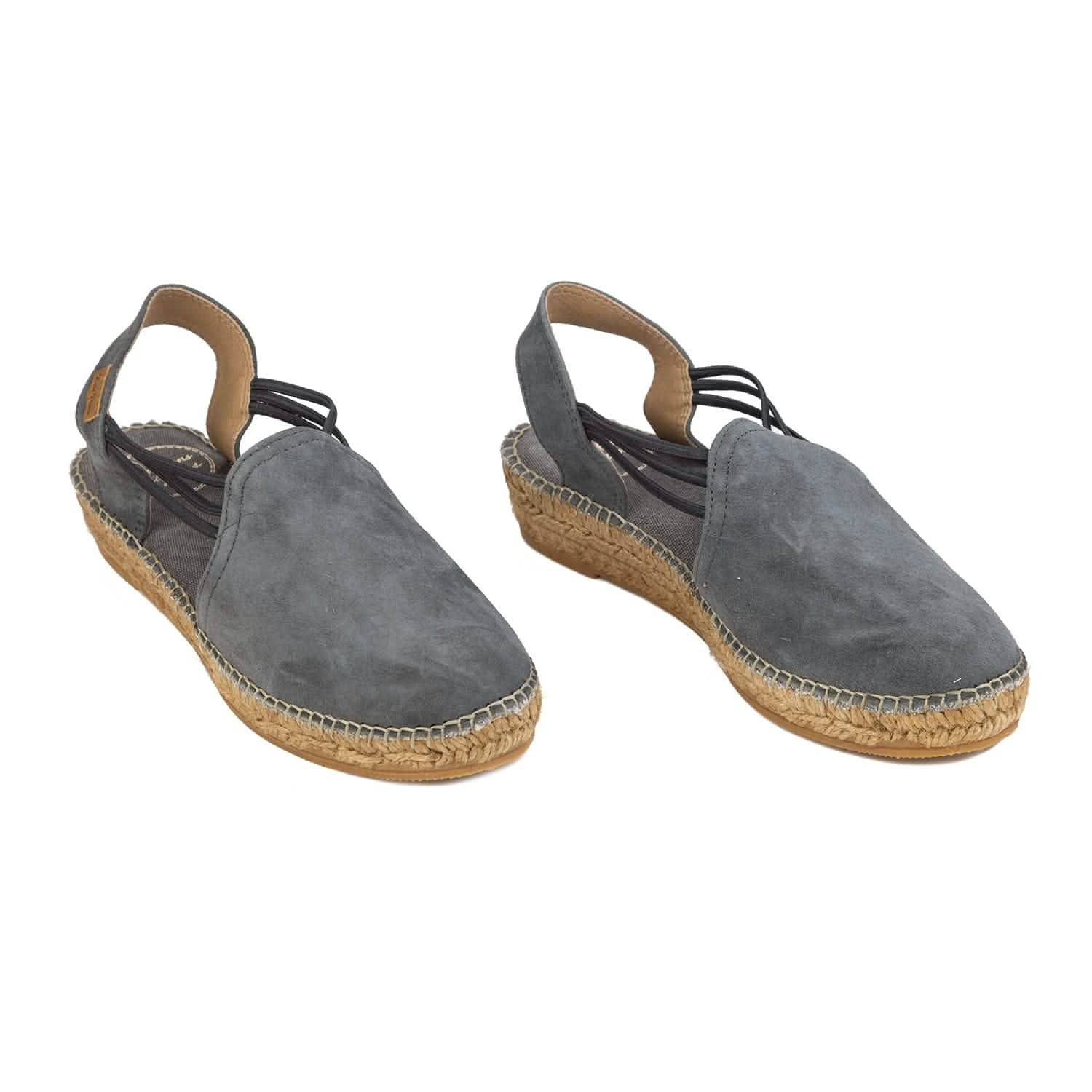 Women's Plain Suede Leather Wedge Espadrilles - Comfortable Casual Summer Shoes for Beach, Vacation & Everyday Wear | Nuria