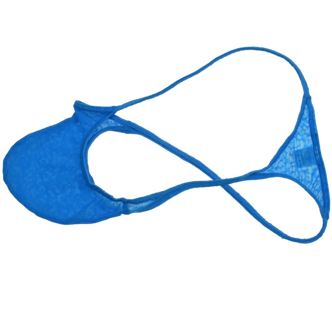 OROCOJUCO Men's Jacquard Thong String Micro Bikini - 6 Pack T-Back Sexy Underwear for Beach, Swim & Intimate Wear - Comfortable Microfiber Pouch Underwear for Men