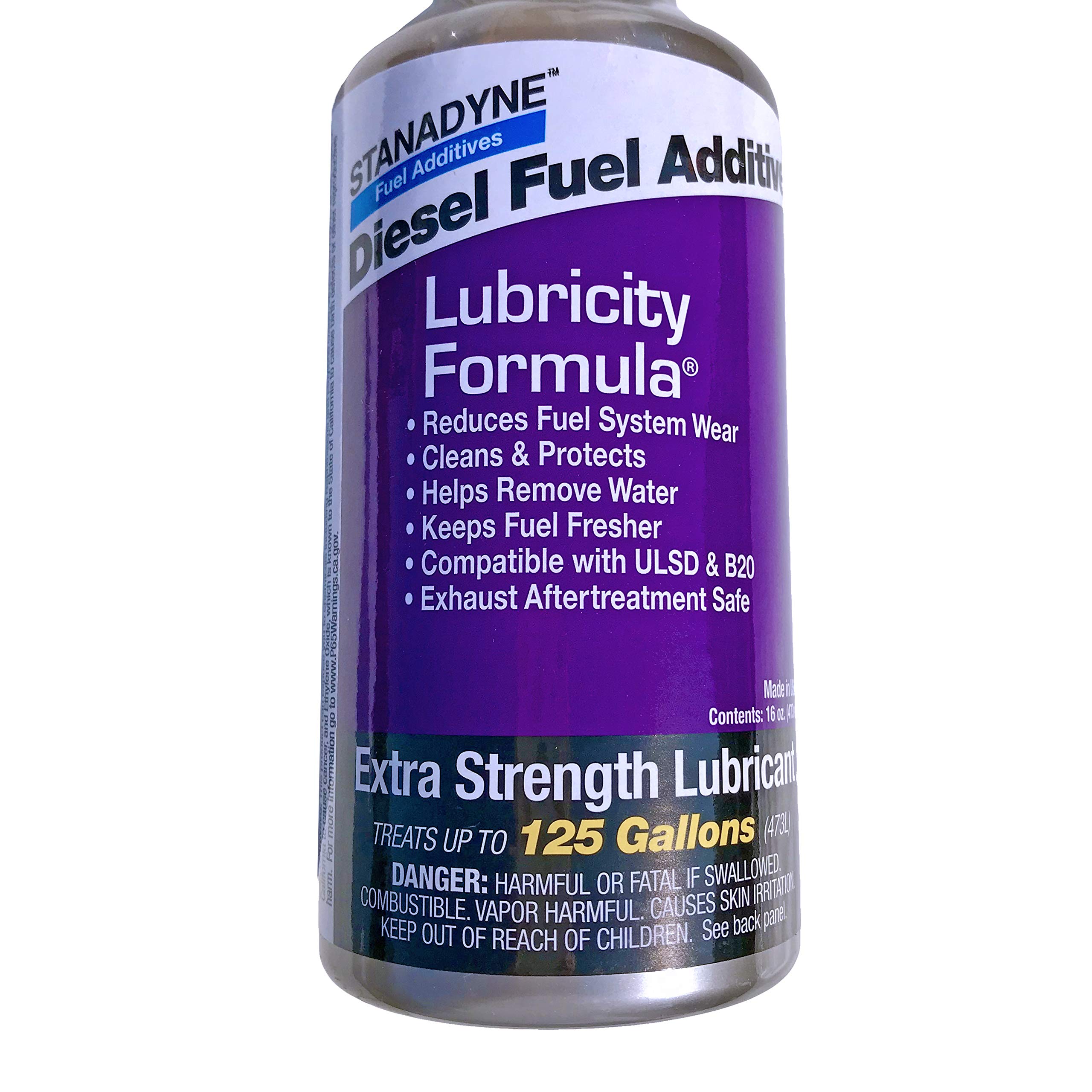 Stanadyne Lubricity Formula Fuel Additive - 16 oz (38560) | 2-Pack for Diesel Engines | Improves Fuel Efficiency & Reduces Wear | Ideal for Trucks, Heavy Equipment & Winter Driving