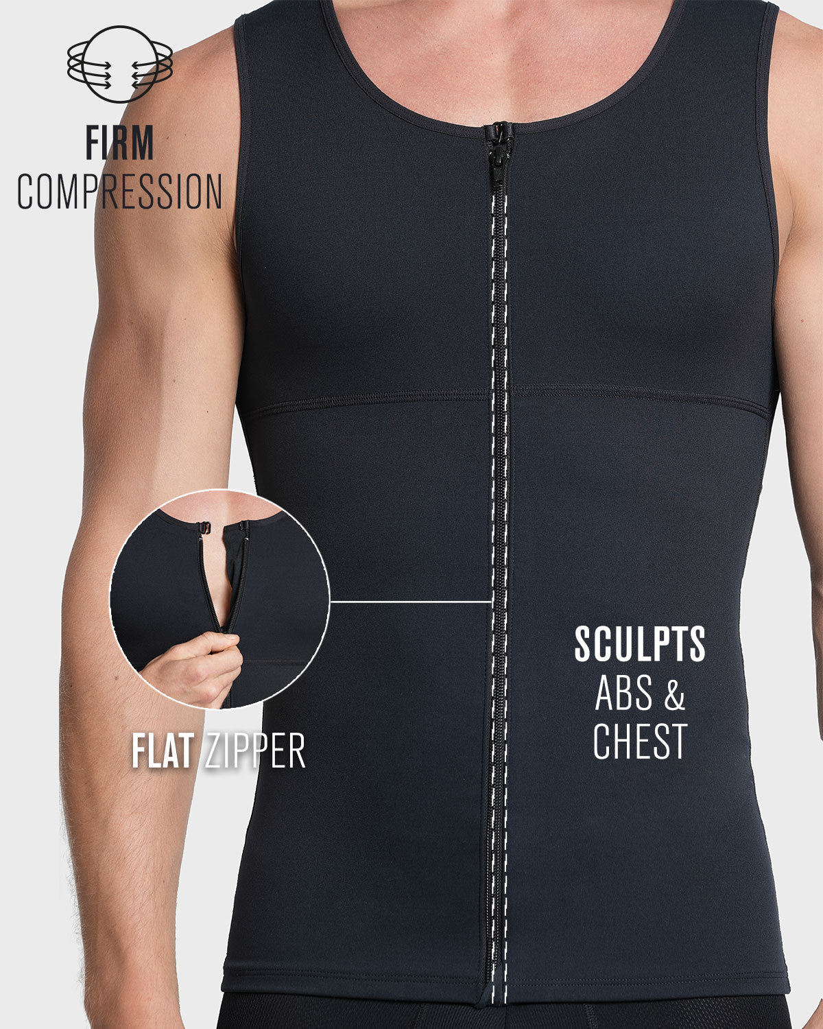 Double Layer Moderate Shaper Vest for Women - Tummy Control & Back Support - Perfect for Workouts, Yoga & Everyday Wear