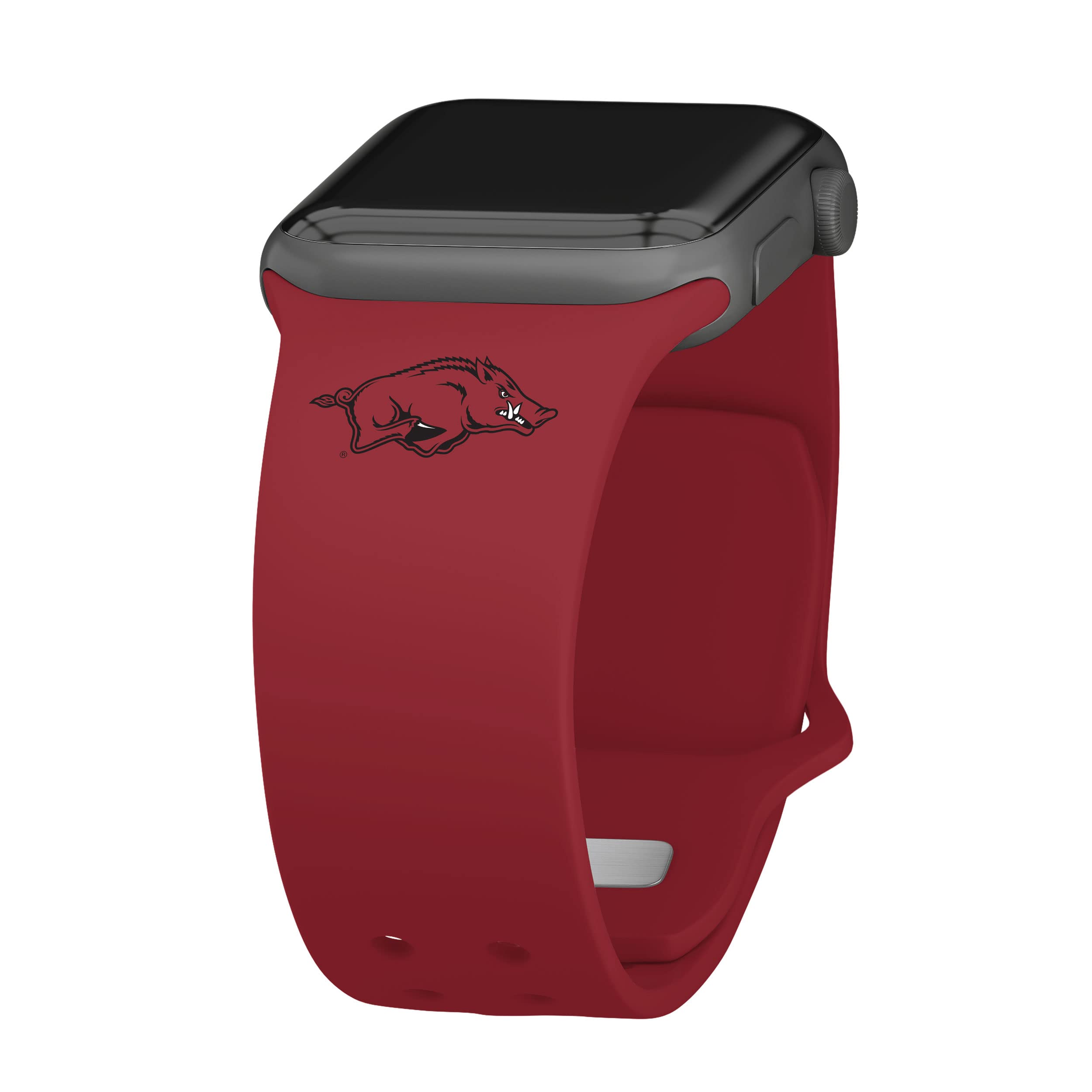 Arkansas Razorbacks Silicone Sport Band for Apple Watch - Durable, Comfortable & Stylish - Perfect for Workouts, Running & Game Day Support