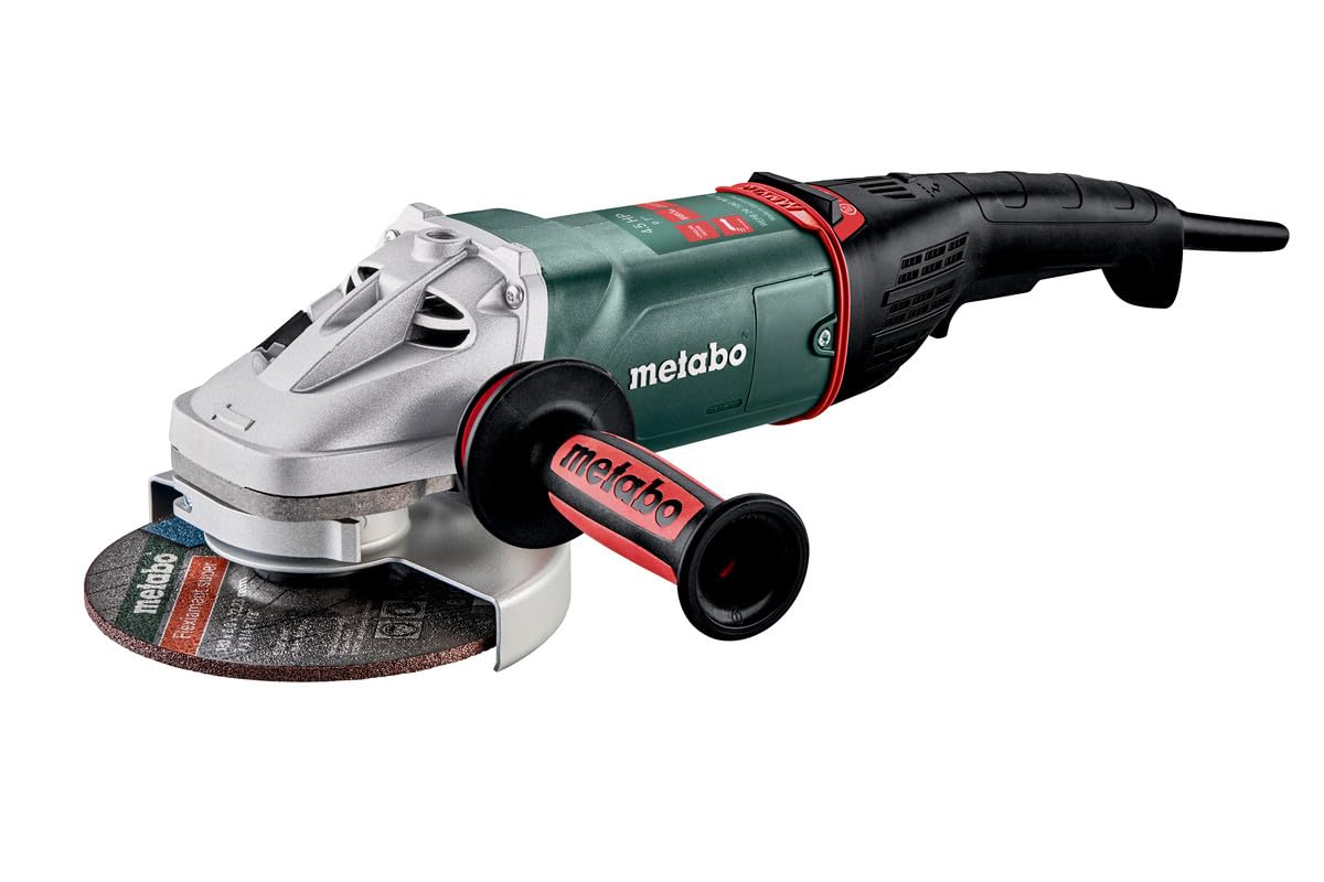 Metabo WEPB 24-180 MVT 7-Inch Angle Grinder | 15 Amp Motor, 8,450 RPM with Brake | Professional Power Tool for Metal Cutting, Grinding & Polishing | Made in Germany | Perfect for Construction, Welding & DIY Projects