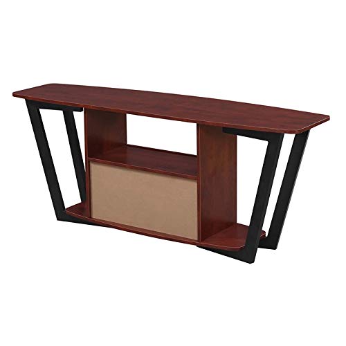 Pemberly Row 60 Inch TV Stand Entertainment Center Console with Storage - Modern Gray TV Cabinet for Living Room, Bedroom & Home Theater