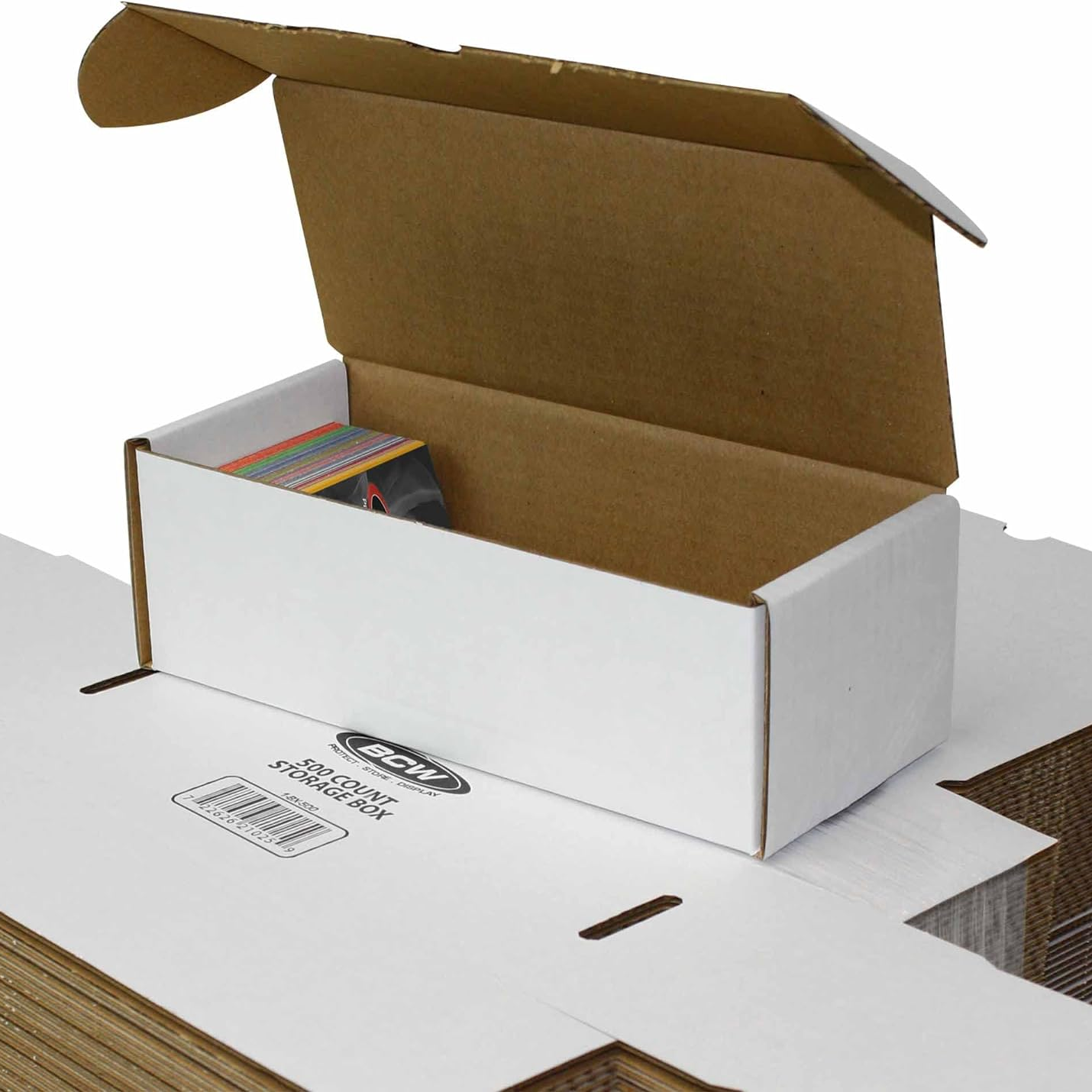 BCW 500-Count Card Storage Box - Pack of 5 | Perfect for Trading Cards, Sports Cards & Collectibles Storage | Organize & Protect Your Valuable Card Collection