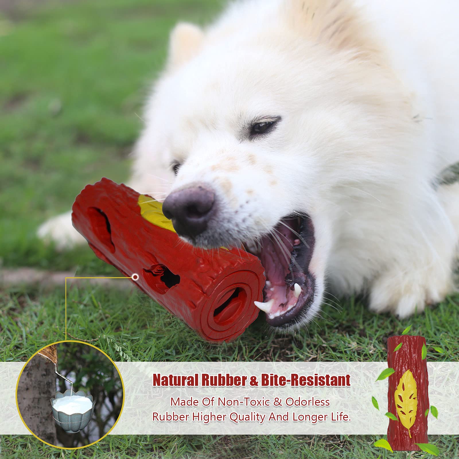 Indestructible Dog Chew Toys for Aggressive Chewers - Heavy Duty Chew Toys for Small, Medium & Large Breed Dogs - Durable XXL Dog Bone for Powerful Jaws - Perfect for Teething, Anxiety Relief & Playtime