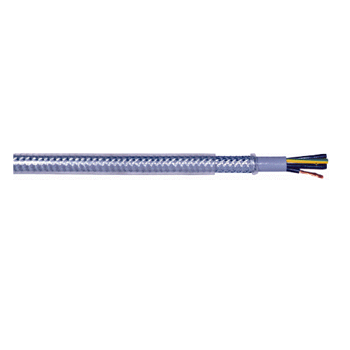 1 AWG 5-Core SY JZ BC Shielded Steel Braid PVC Power & Control Cable 1230105 - Heavy-Duty Industrial Use for Machinery, Automation & Power Distribution Systems