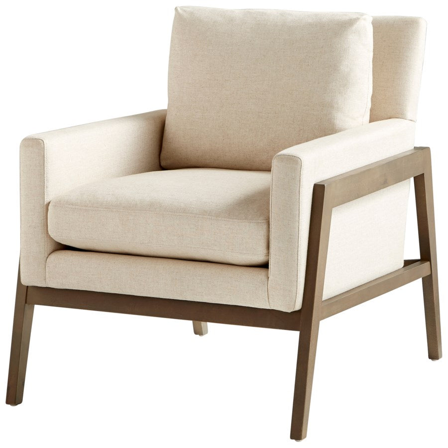 Cyan Design 10781 Presidio Chair - Natural Wood Accent Chair for Living Room, Bedroom, or Office - Stylish and Comfortable Seating for Home Decor