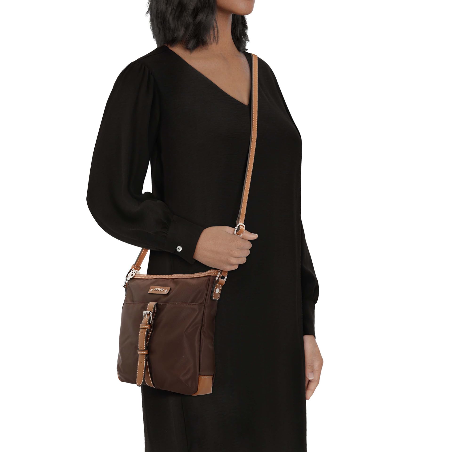 Picard Cross-Body Bag for Women - Stylish & Lightweight Beige Shoulder Purse - Perfect for Travel, Shopping & Everyday Use