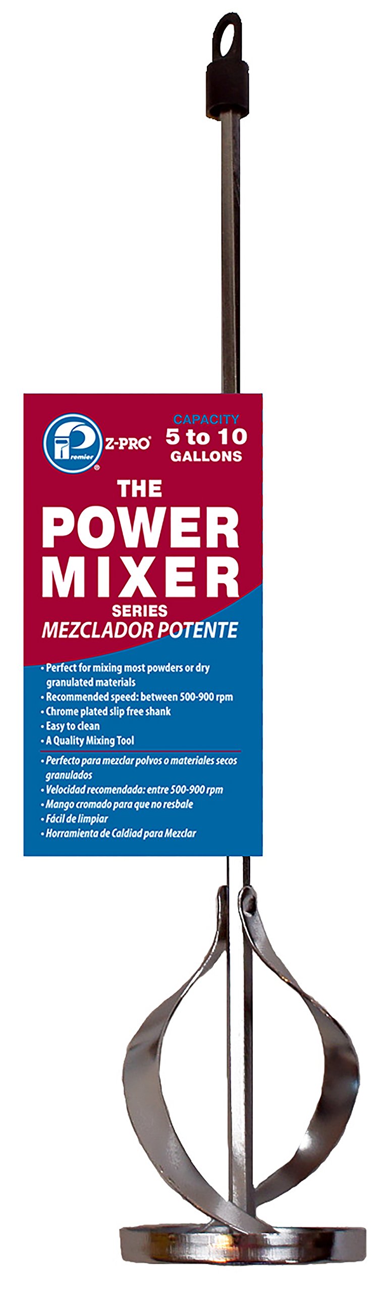 Premier Paint Roller PM72532 - 5-10 Gallon Power Shaft Paint Mixer with 3-1/4