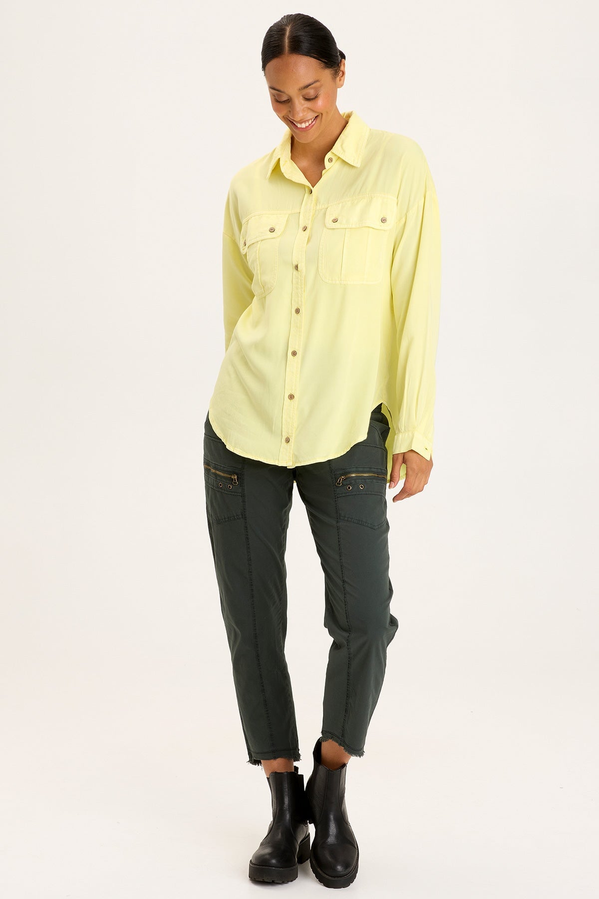 Acker Slim Pant Vining Ivy Pigment - Stylish & Comfortable Women's Trousers for Work, Office & Casual Wear | Perfect for Business Attire & Everyday Outfits
