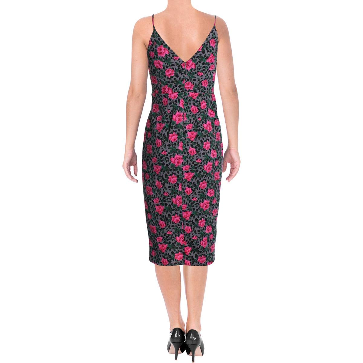 Betsey Johnson Women's Stretch Crepe Faux Wrap Dress - Elegant & Comfortable Formal Wear for Parties, Weddings & Office Events