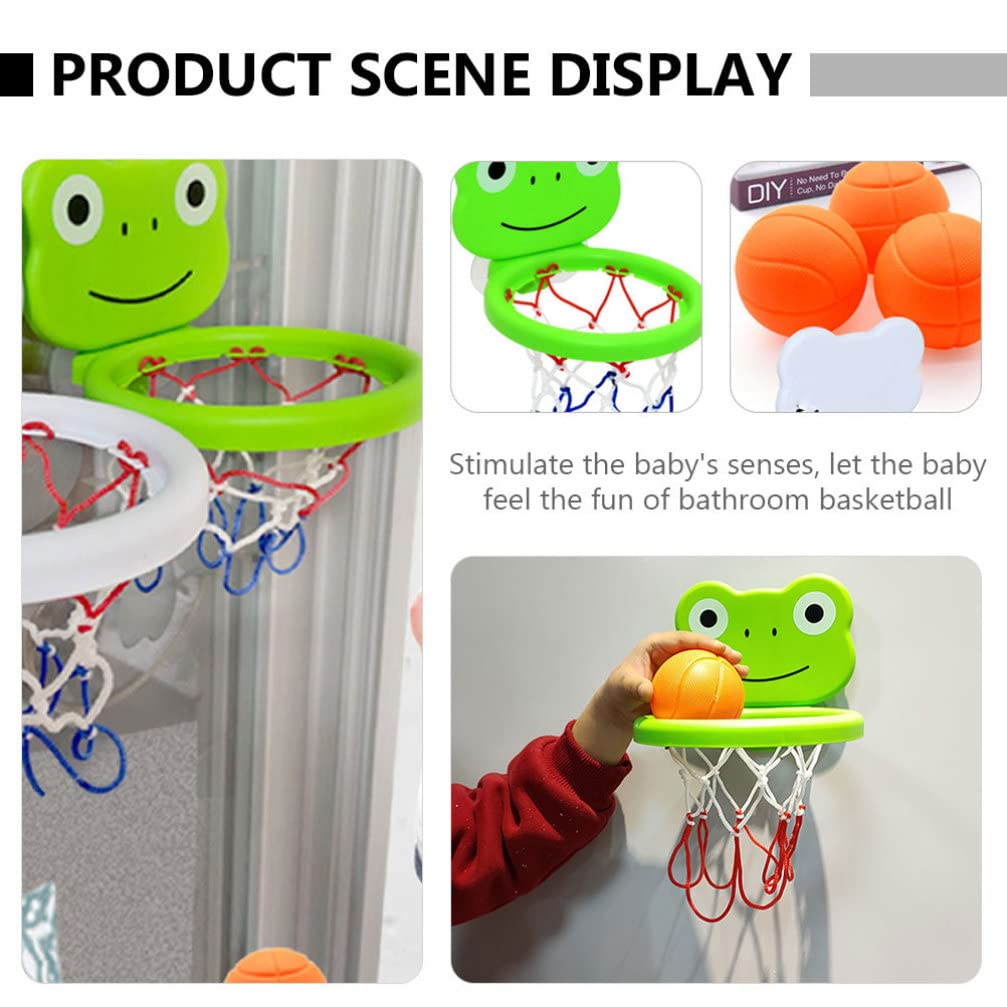 Cabilock Suction Cup Basketball Hoop Set - Kids Indoor Basketball Toy with Punch-Free Stand for Toddlers & Children - Perfect for Playrooms, Bedrooms, and Exercise Fun