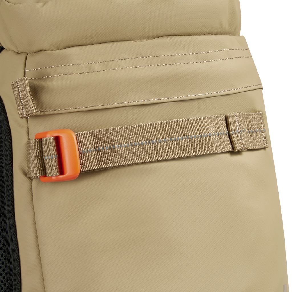 Jeep 17-Inch Laptop Backpack with RFID Protection - Water-Resistant Cylindrical Design for Men & Women | Perfect for Commuting, Travel & School (Yellow)