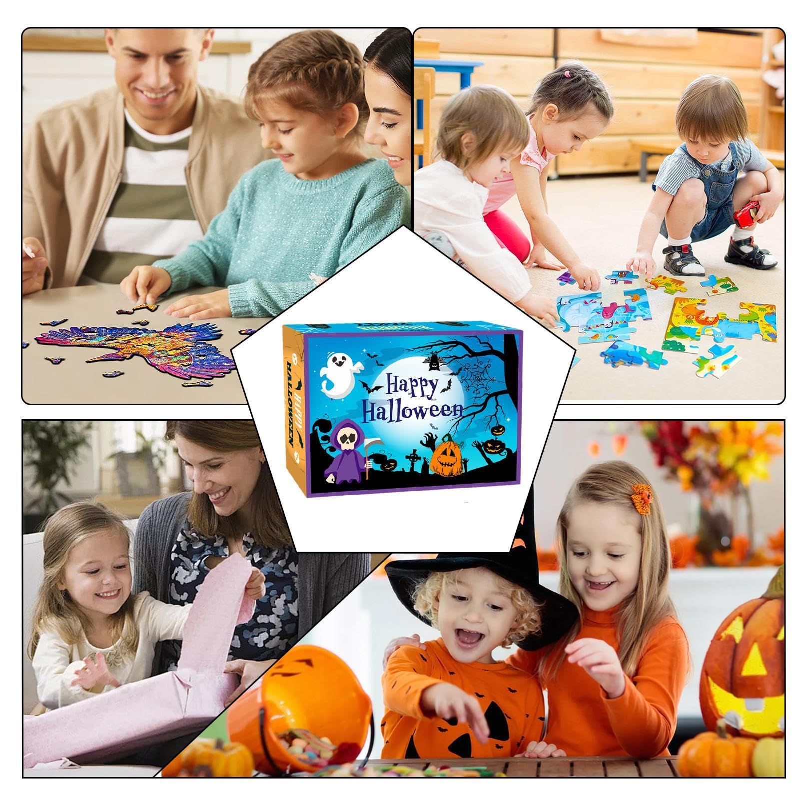 2024 Halloween Advent Calendar Countdown - Anime Puzzle Toys for Teens & Adults | Spooky Home Decor with Pumpkin, Witch & Ghost Themes | Perfect for Parties, Gifts & Seasonal Celebrations