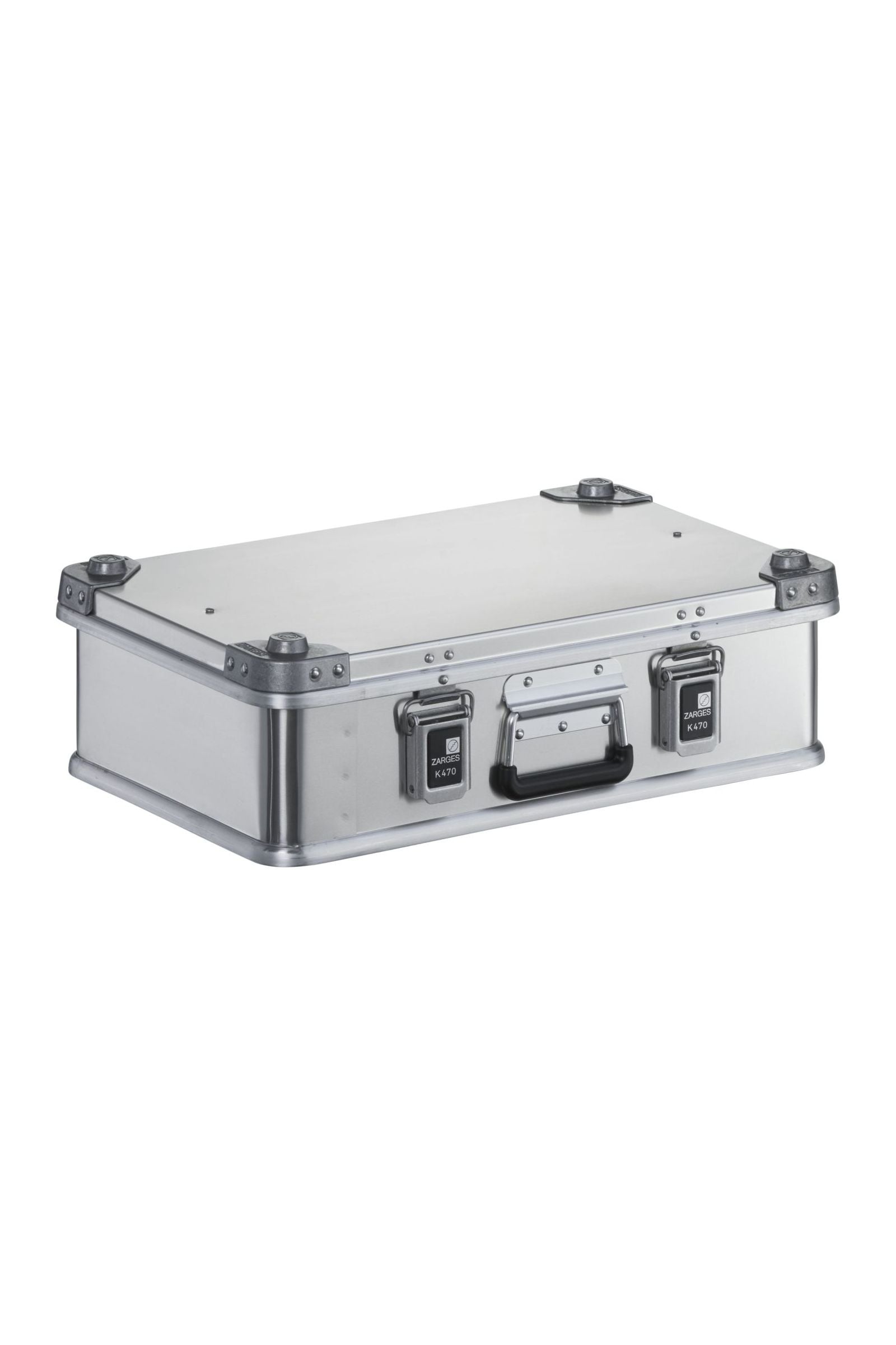Zarges K470 Heavy Duty Aluminum Cargo Storage Case - 29L Waterproof & Durable Tool Box for Construction, Military, and Outdoor Equipment Storage