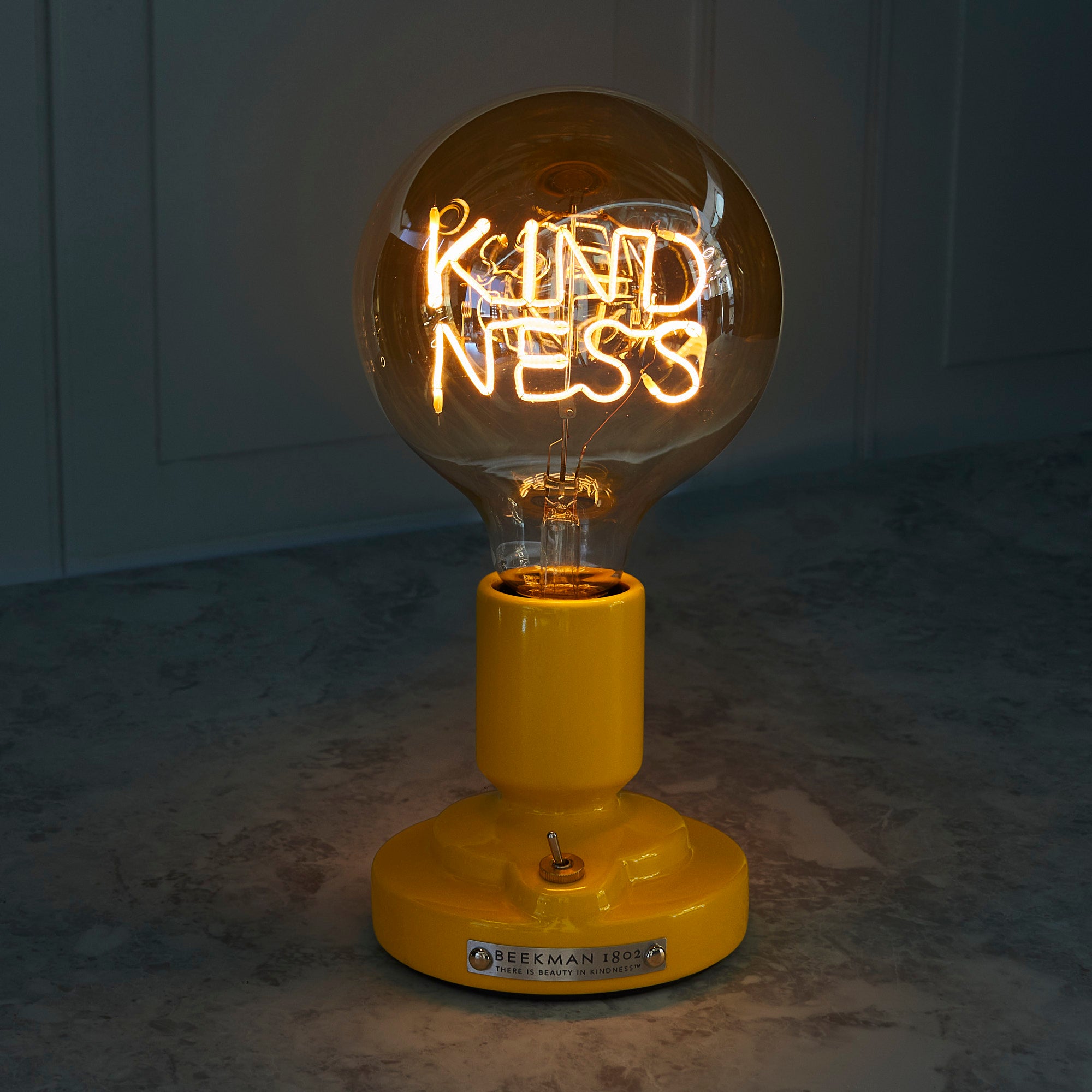 LED Kindness Lamp - Warm White Night Light for Bedroom, Nursery, Kids Room - Perfect for Relaxation, Reading & Creating a Cozy Atmosphere