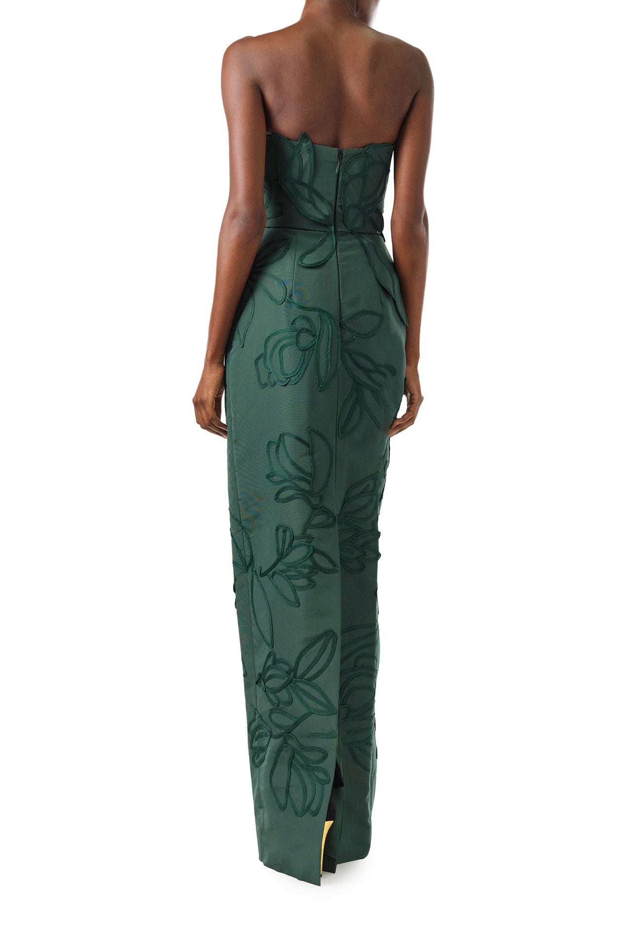 Elegant Floral Embroidered Maxi Dress for Women - Perfect for Weddings, Parties & Special Occasions