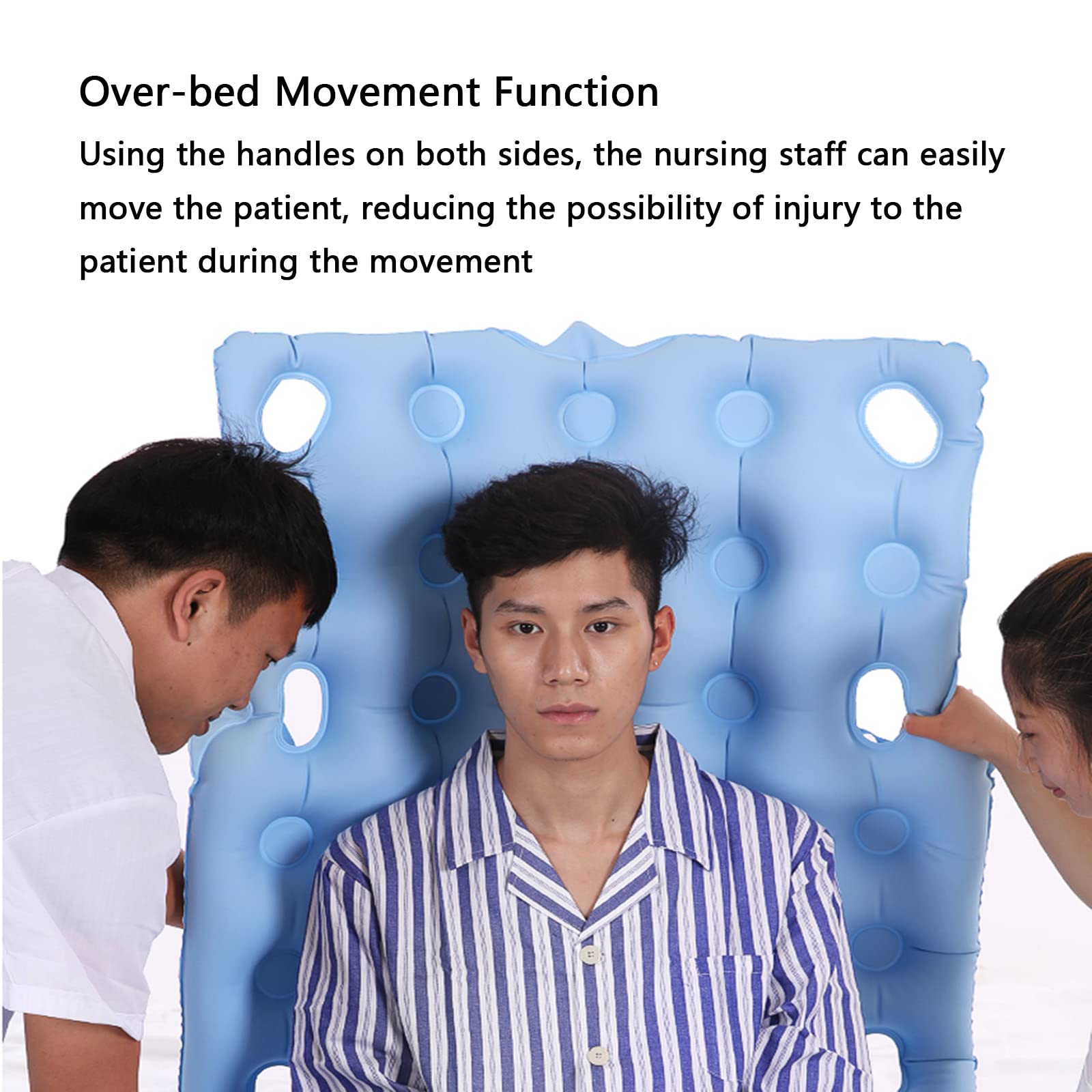 Alternating Pressure Mattress Pad for Pressure Ulcer Prevention & Bed Sore Relief - Fits Standard Hospital Beds - Ideal for Home Care & Medical Use
