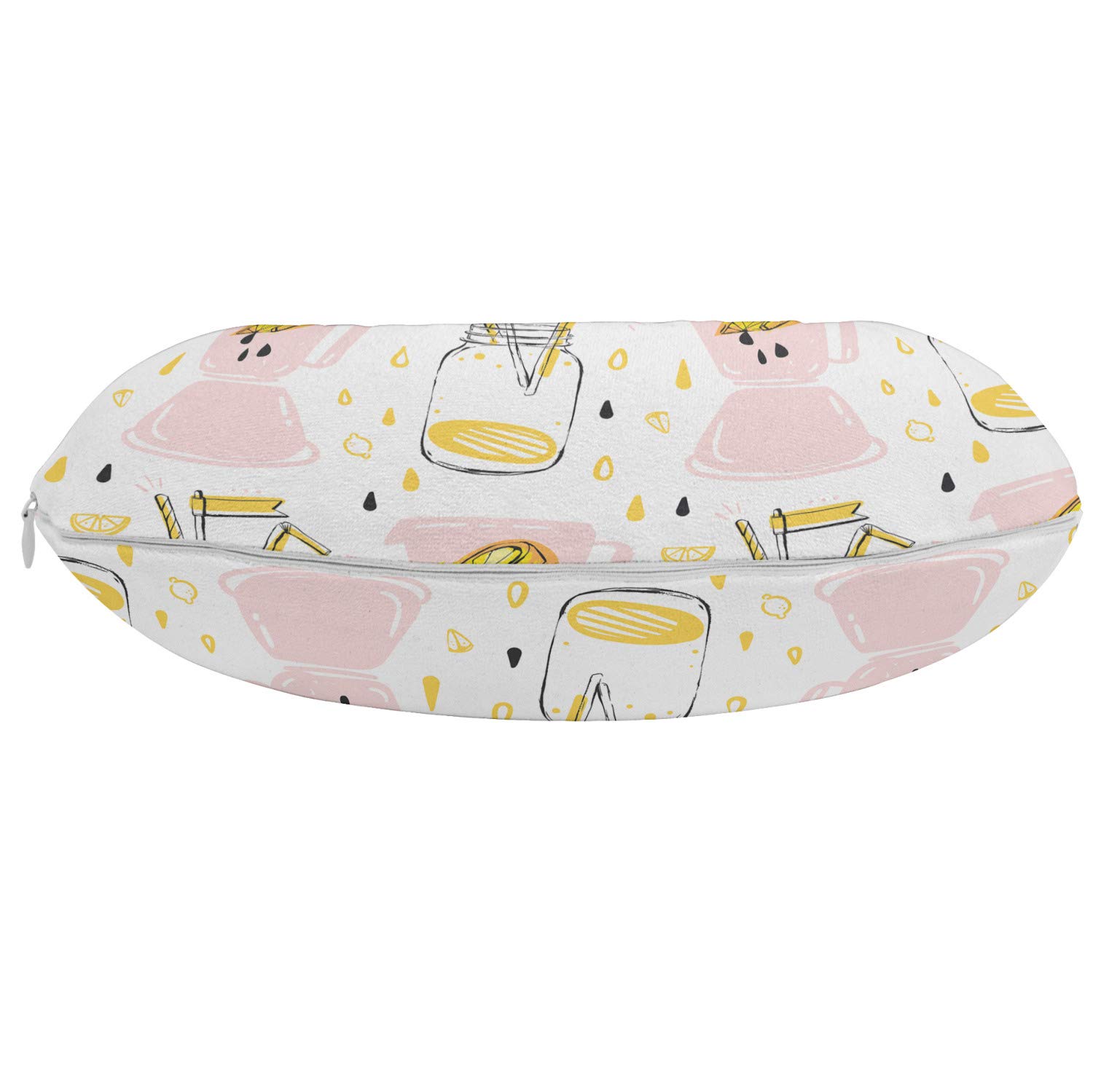 Ambesonne Memory Foam Travel Neck Pillow - 12