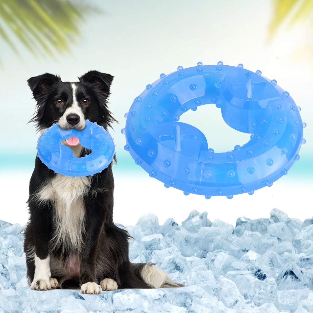 Zerodis Freezable Dog Chew Toys for Teething - Arctic Frozen Cooling Training Toy for Puppies & Dogs - Perfect for Summer Play & Hot Weather Relief