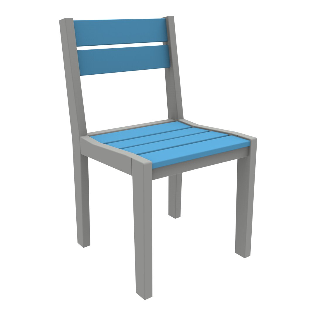 Stylish Coastline Cafe Dining Chair - Modern Wooden Bistro Chair for Kitchen, Restaurant & Patio - Perfect for Home, Cafe & Outdoor Dining