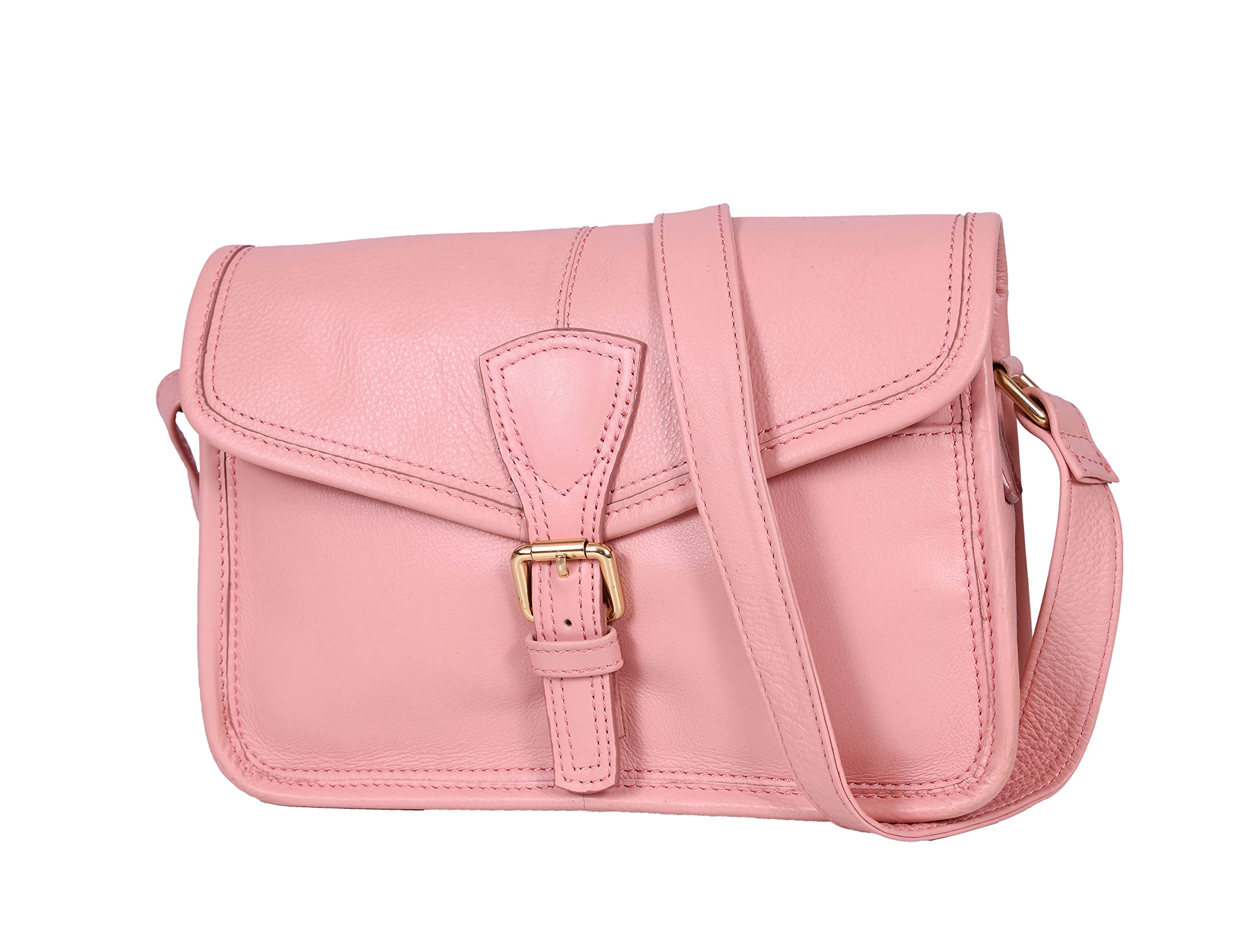 Aaron Genuine Leather Crossbody Bags for Women - Soft Shoulder Purse with Multiple Pockets | Stylish Everyday Handbag for Work, Travel & Shopping