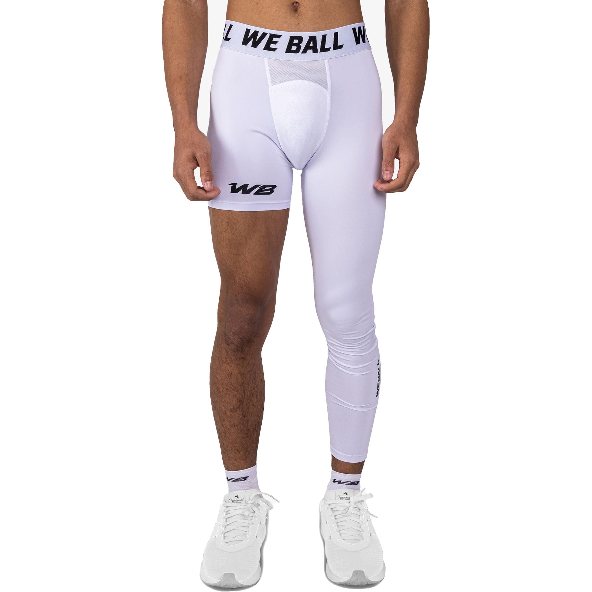 Men's Athletic Compression Tights - Single Leg Sports Base Layer for Running, Workout & Recovery | High-Performance One Leg Compression Leggings for Gym, Cycling & Active Lifestyle