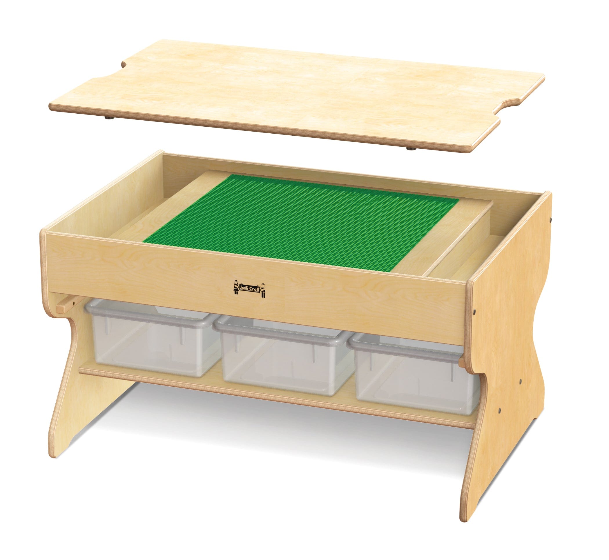 Premium Deluxe Building Table - 100% Compatible with Traditional Bricks | Creative STEM Learning Toy for Kids | Perfect for Classroom, Playroom & Birthday Gifts