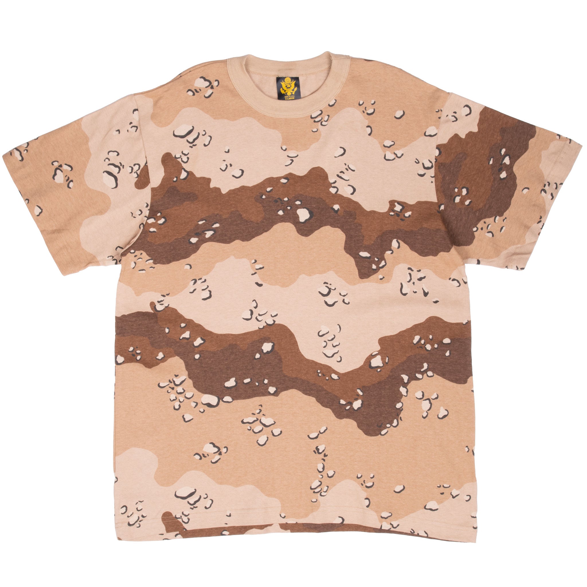 Vintage 1990s US Army Chocolate Chip Camo T-Shirt 2XL - Authentic Deadstock Made in USA - Military Style Tee for Outdoor Adventures & Retro Fashion