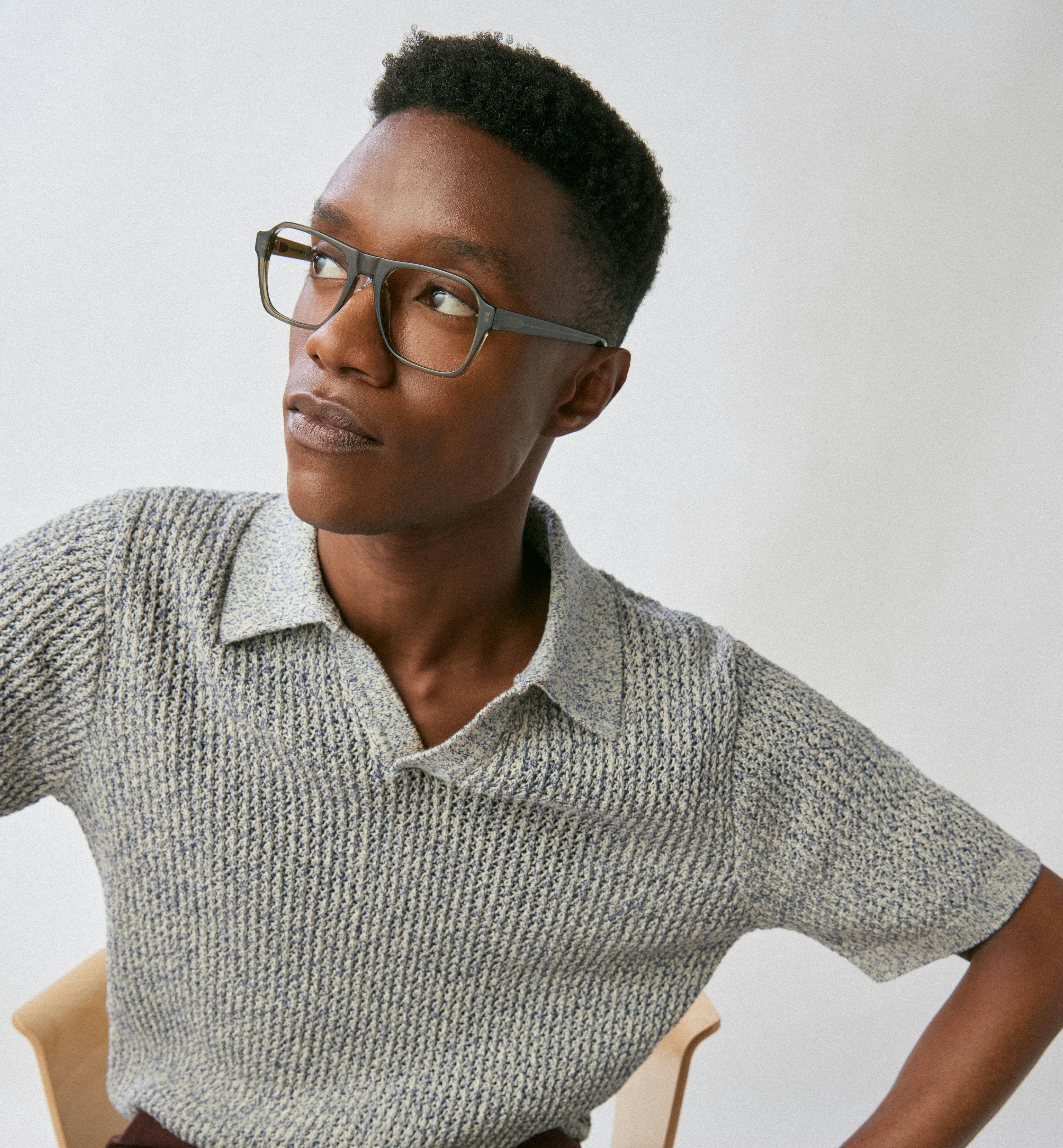 Calvin Eyeglasses - Trendy Unisex Prescription Glasses & Blue Light Blocking Computer Glasses for Work, Reading, and Screen Time