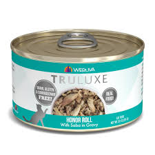 Weruva Truluxe Honor Roll Grain-Free Wet Cat Food - High Protein, Natural Ingredients for Adult Cats - Perfect for Picky Eaters & Mealtime Enrichment