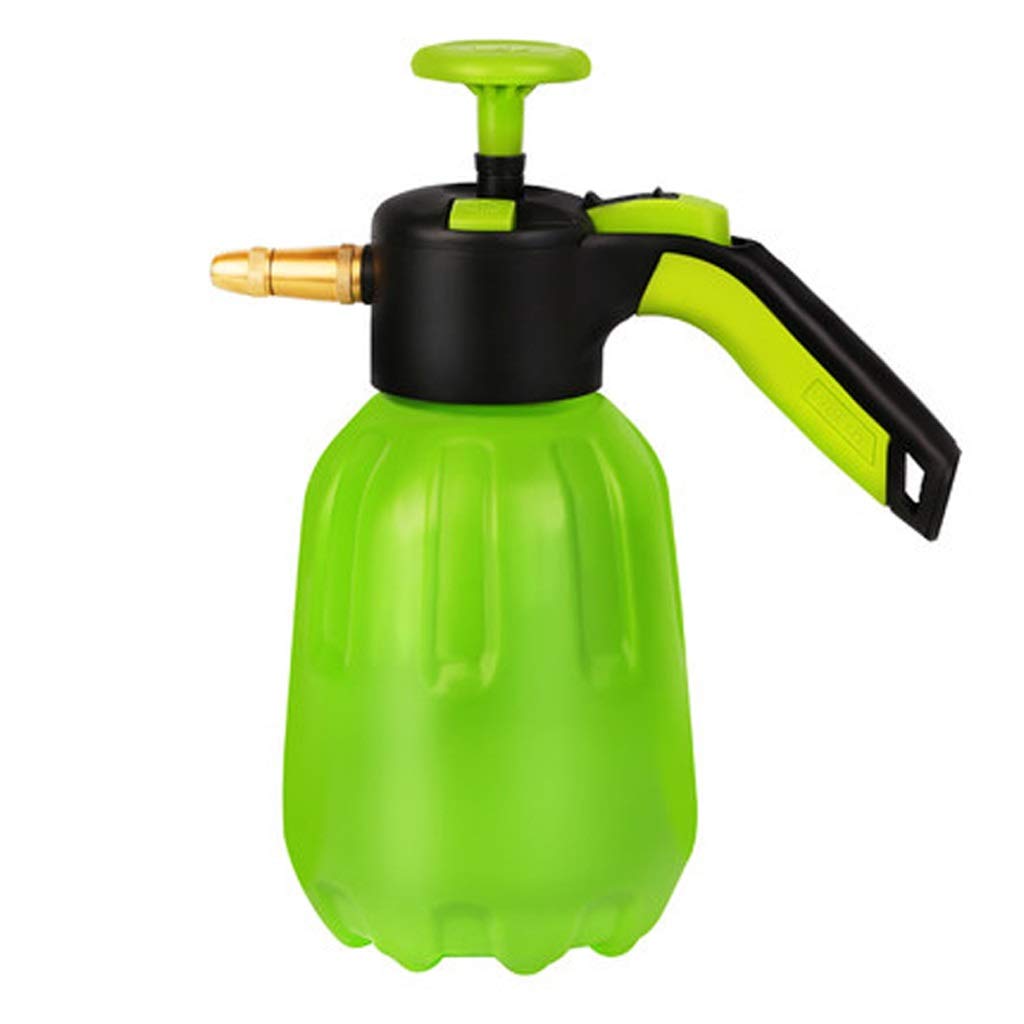 **Lxrzls 1.5L Green Pneumatic Sprinkler - High Pressure Adjustable Handheld Spray Bottle for Gardening, Lawn, Car Washing & Home Watering**