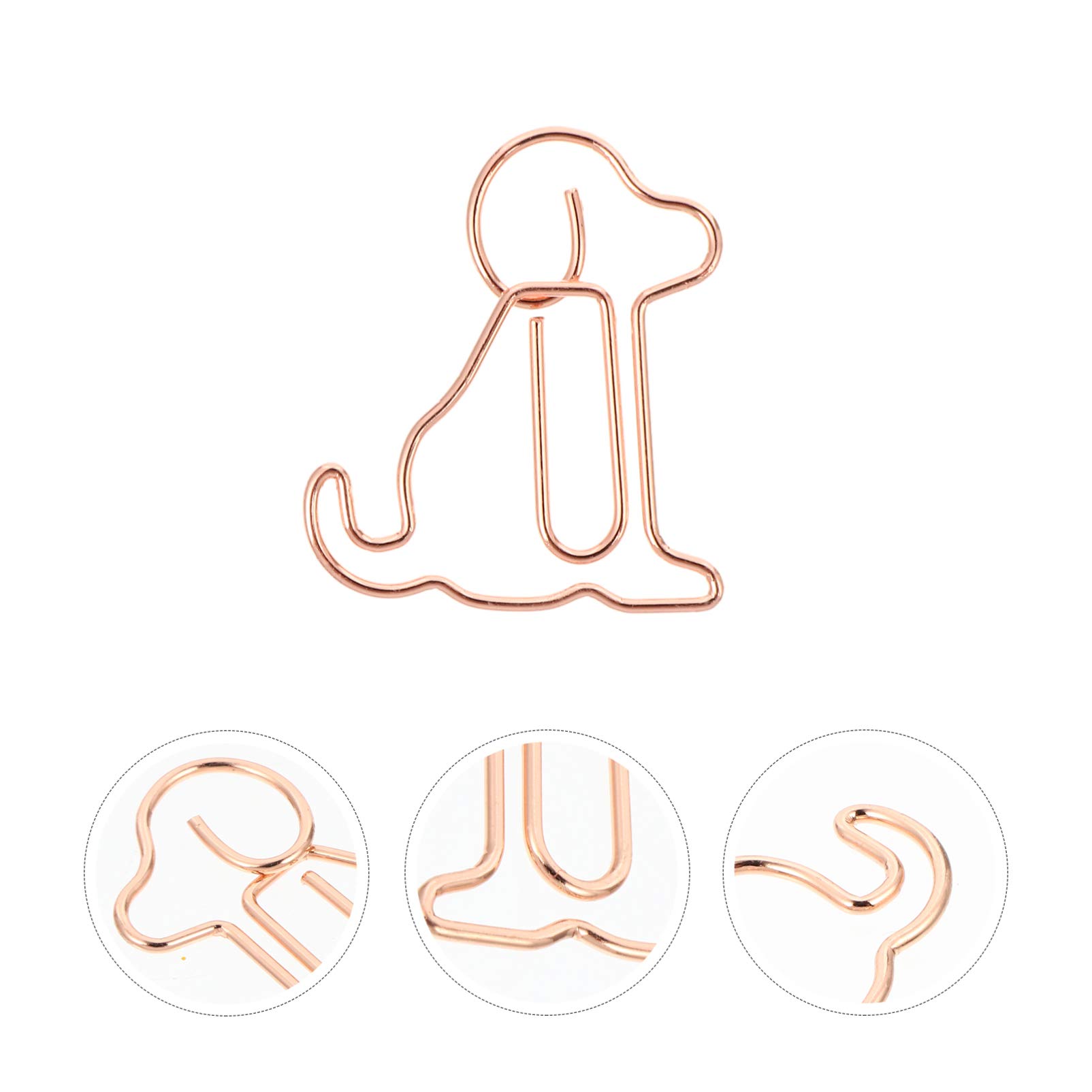 25pcs Animal Shaped Musical Note Paper Clips - Cute Dog Design Fun Office Supplies for Bookmarking, Memo Clips & Binder Organization - Perfect for School, Office & Gift Giving