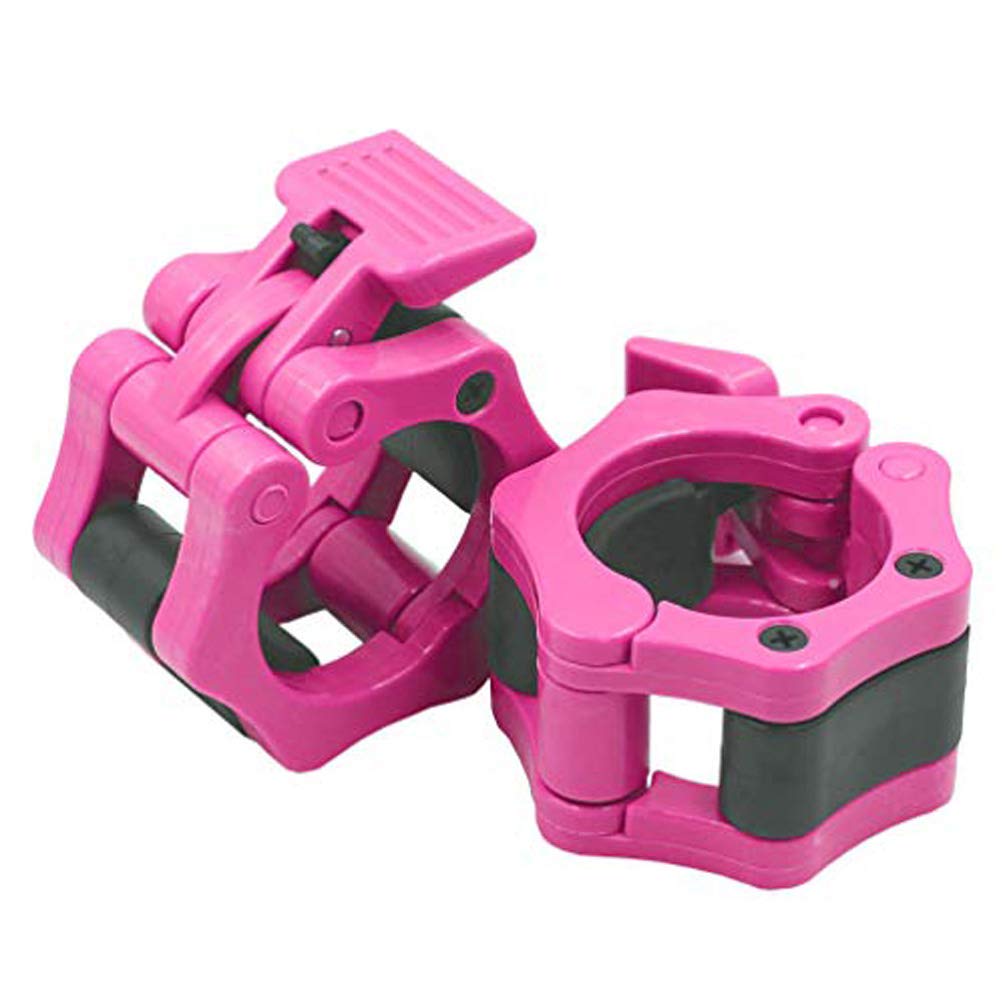 Olympic Weight Bar Collars - 2 Inch Barbell Clamps for Strength Training & Gym Workouts