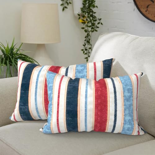 Stripe Red Blue