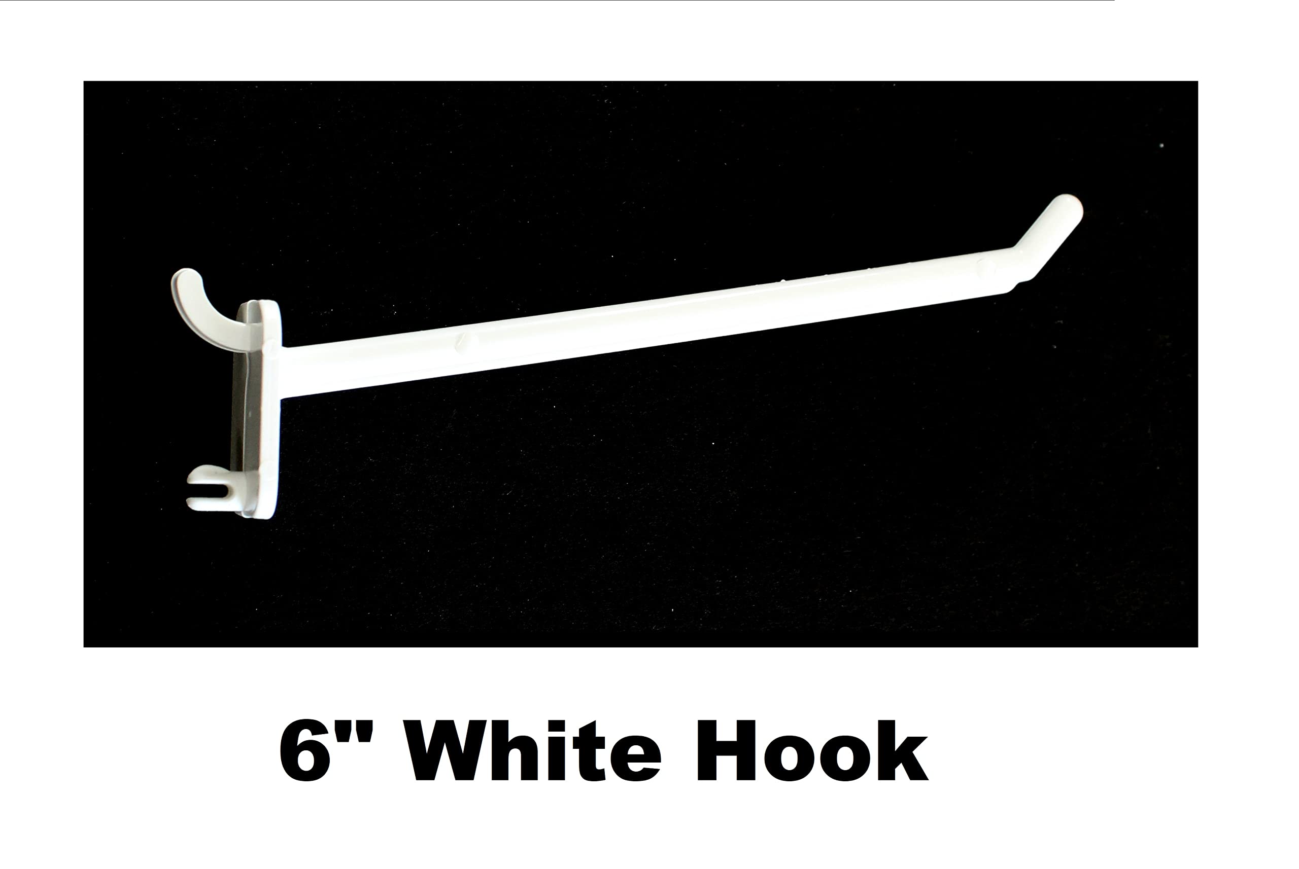 JSP Manufacturing White Plastic Pegboard Hooks for Garage, Tools, Storage, Jewelry & Crafts - 2
